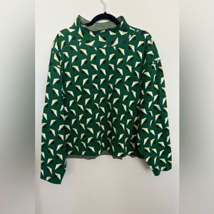 Anthropologie Carys Mock Neck Sweater L